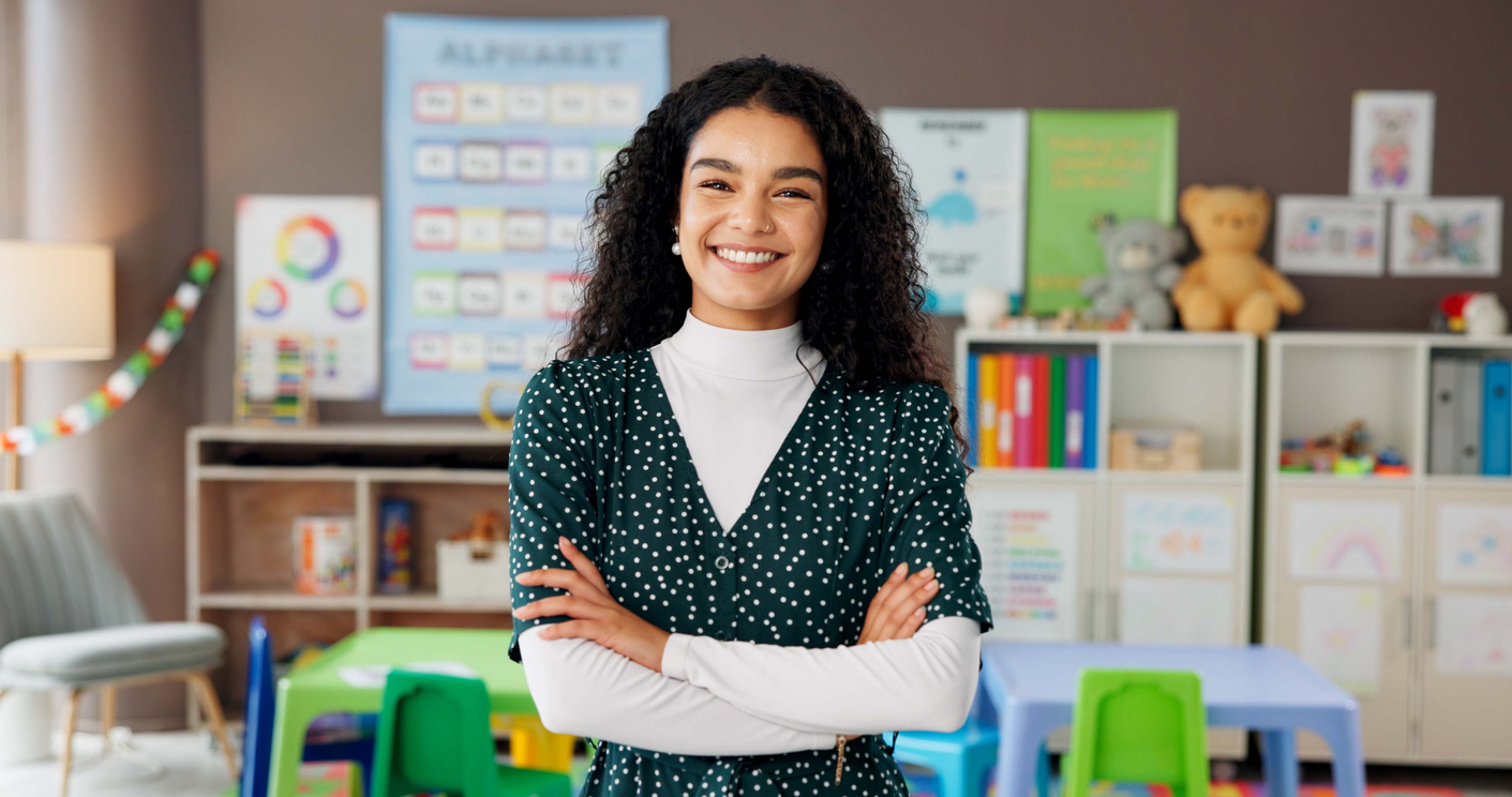 teacher in the classroom