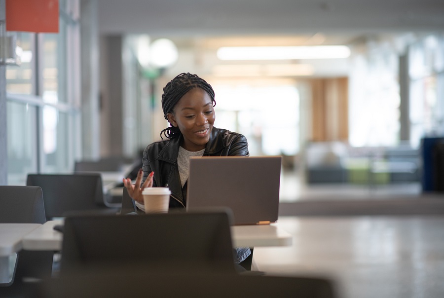 teacher studying for teaching degree