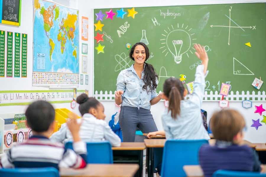 teacher and class